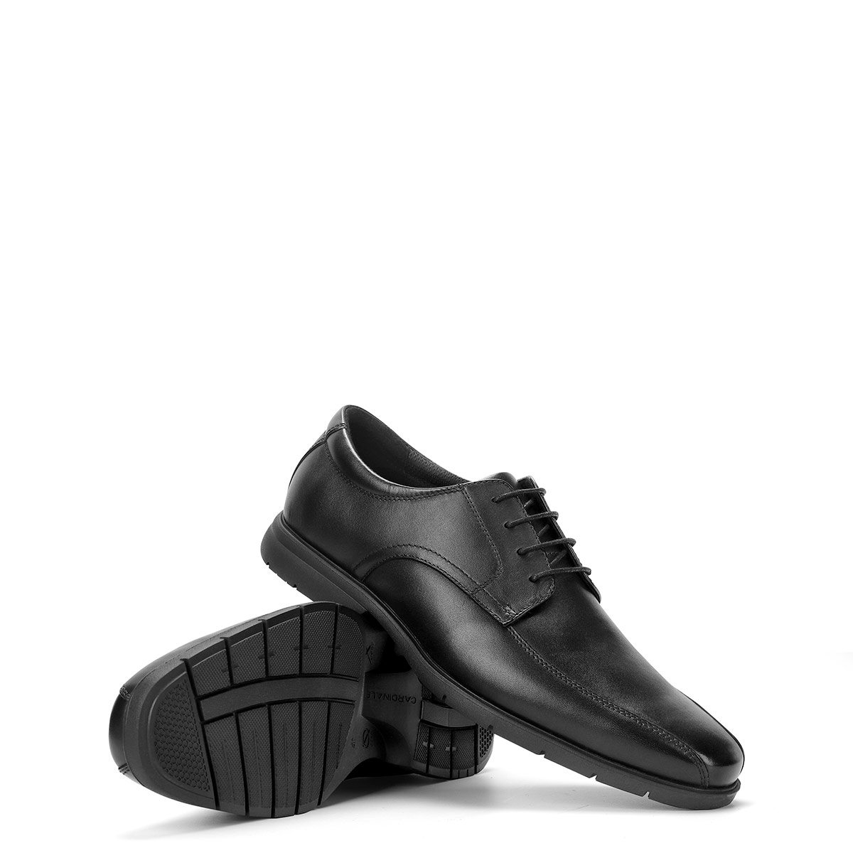 ZAPATOS HOMBRE CARDINALE NEGRO PIUMA CUERO - 3