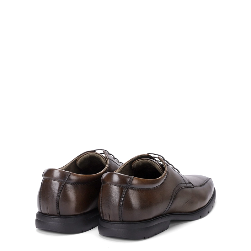ZAPATOS HOMBRE CARDINALE CAFÉ PIUMA CUERO - 4