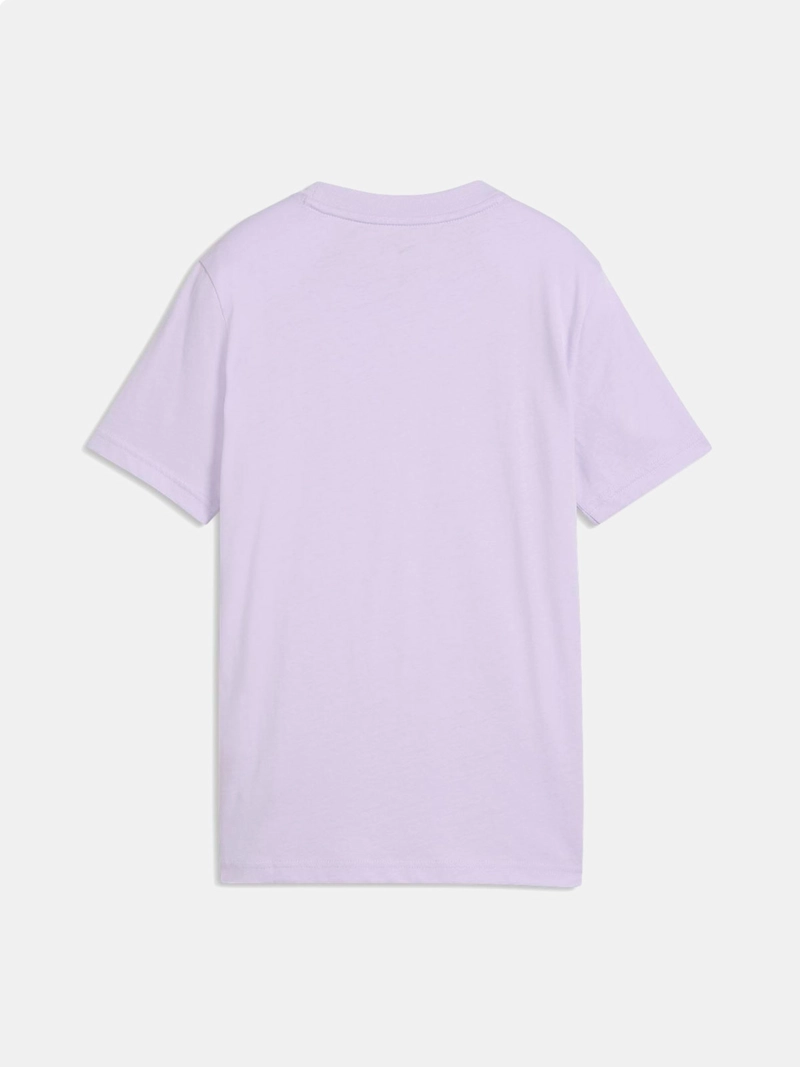 POLERA MUJER PUMA ESSENTIALS CAT LOGO ALGODÓN MORADO - 4