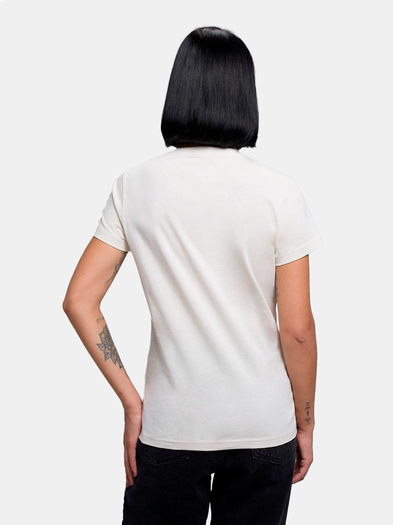 POLERA MUJER PUMA ESSENTIALS CAT LOGO ALGODÓN BLANCO - 2