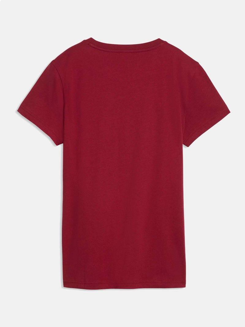 POLERA MUJER PUMA ESSENTIALS LOGO ROJO - 5