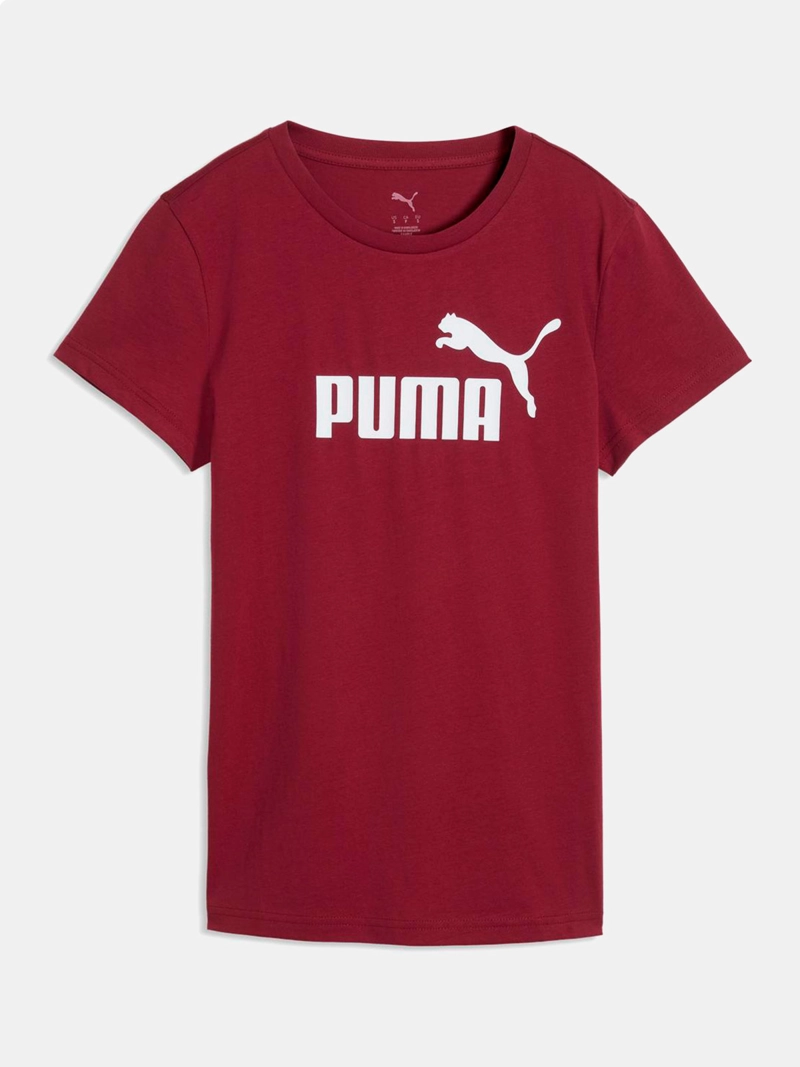POLERA MUJER PUMA ESSENTIALS LOGO ROJO - 4