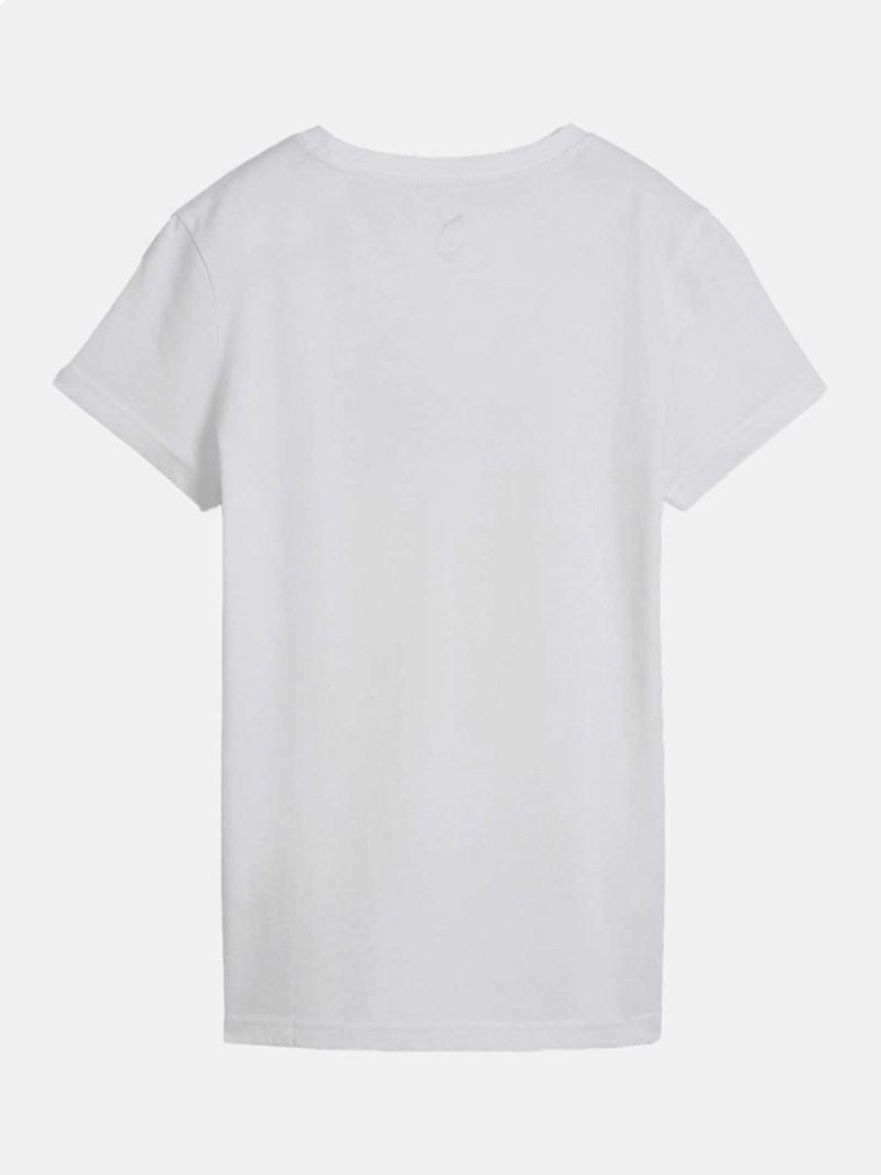 POLERA MUJER PUMA ESSENTIALS LOGO BLANCO - 2