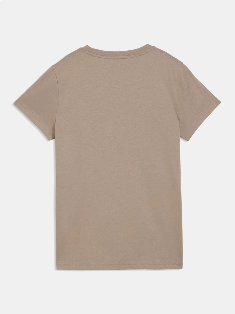 POLERA MUJER PUMA ESSENTIALS LOGO BEIGE - 5