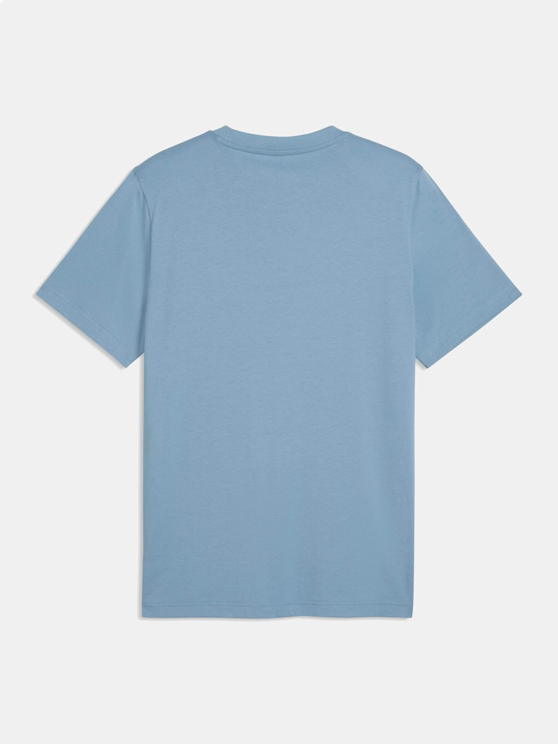 POLERA HOMBRE PUMA ESSENTIALS LOGO AZUL - 2