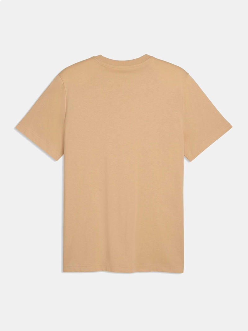 POLERA HOMBRE PUMA ESSENTIALS LOGO BEIGE - 2