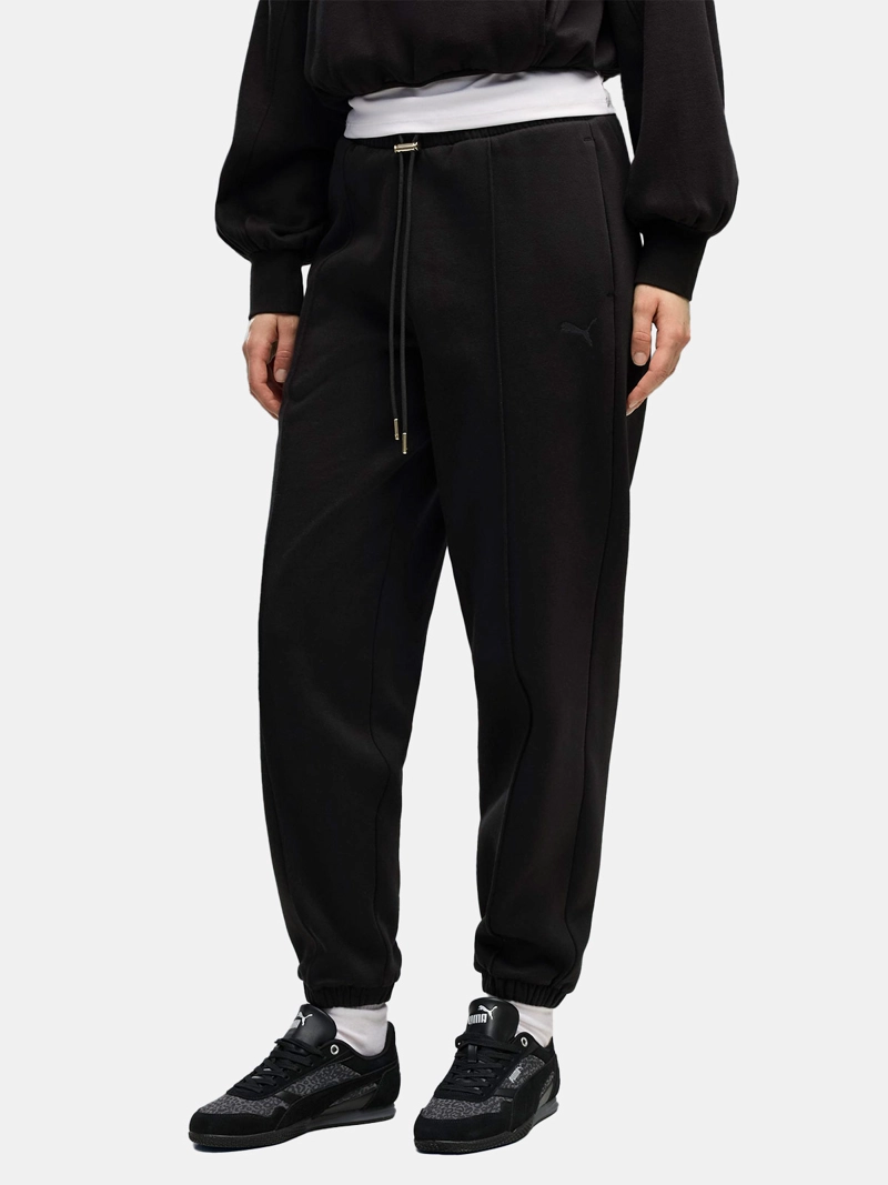 PANTALÓN DE BUZO MUJER PUMA HER COMFORT NEGRO - 2