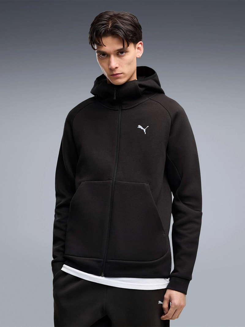 POLERÓN HOMBRE PUMA ALGODÓN FULL-ZIP HOODIE - 1