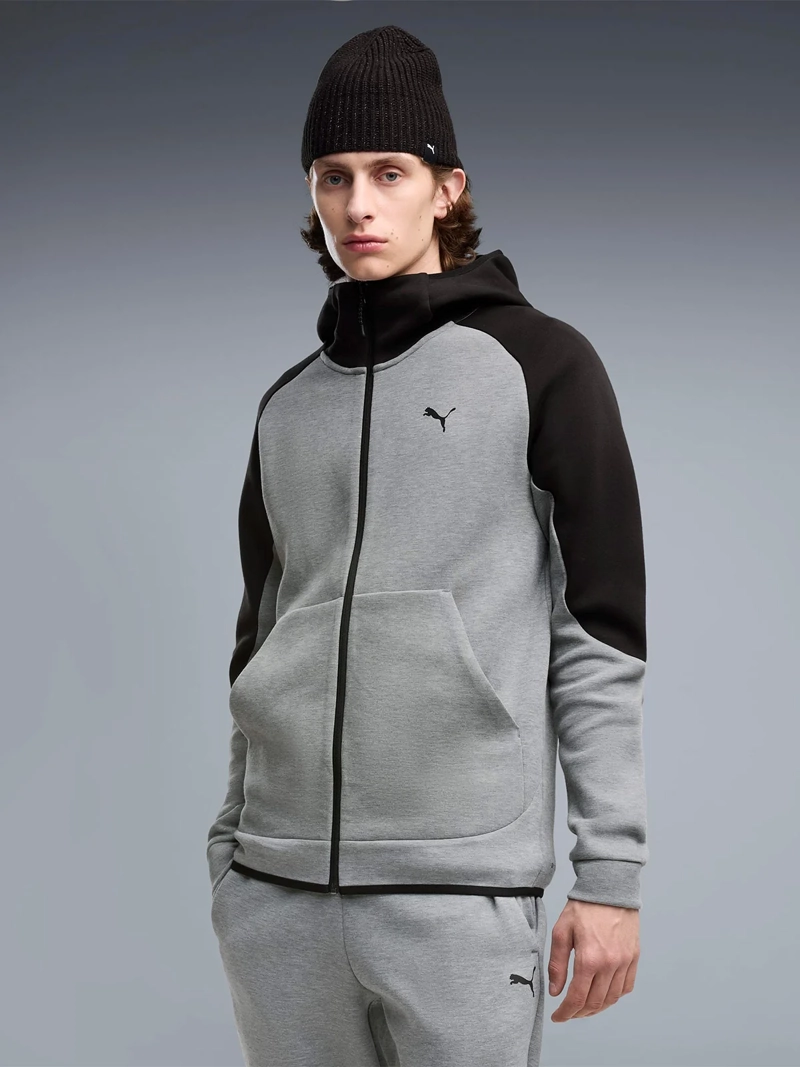 POLERÓN HOMBRE PUMA ALGODÓN FULL-ZIP HOODIE - 1