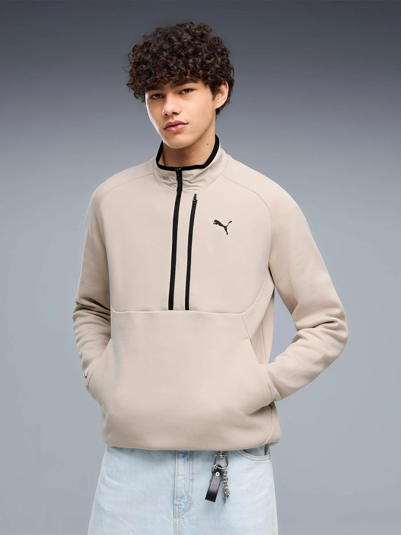 POLERÓN HOMBRE PUMA ALGODÓN HALF ZIP - 1