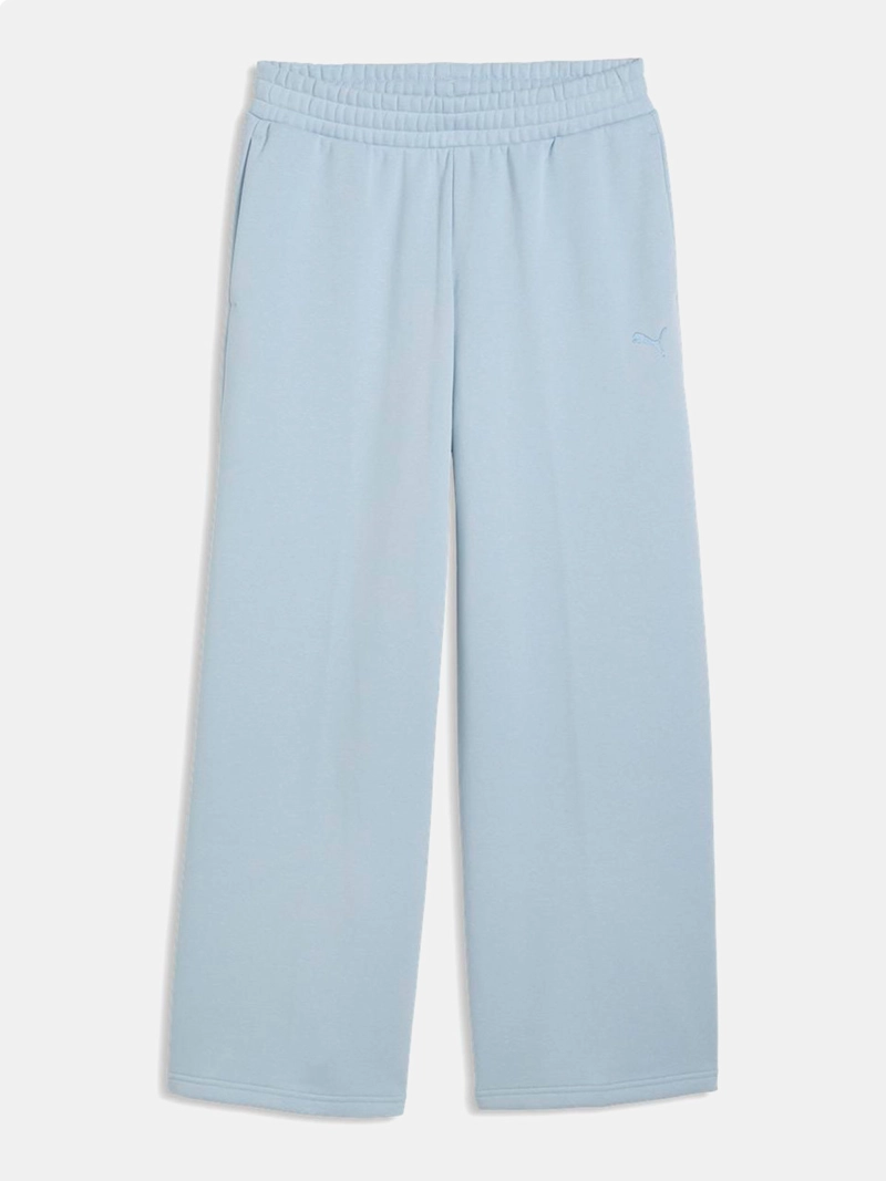 PANTALÓN DE BUZO MUJER PUMA ESSENTIALS CAT CELESTE - 1