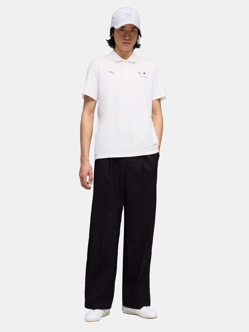 POLERA HOMBRE PUMA BMW MMS ESSENTIALS BLANCO - 3