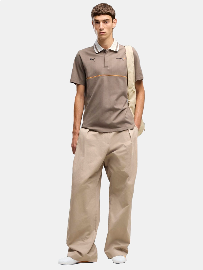POLERA HOMBRE PUMA MCLAREN RACING BEIGE - 1