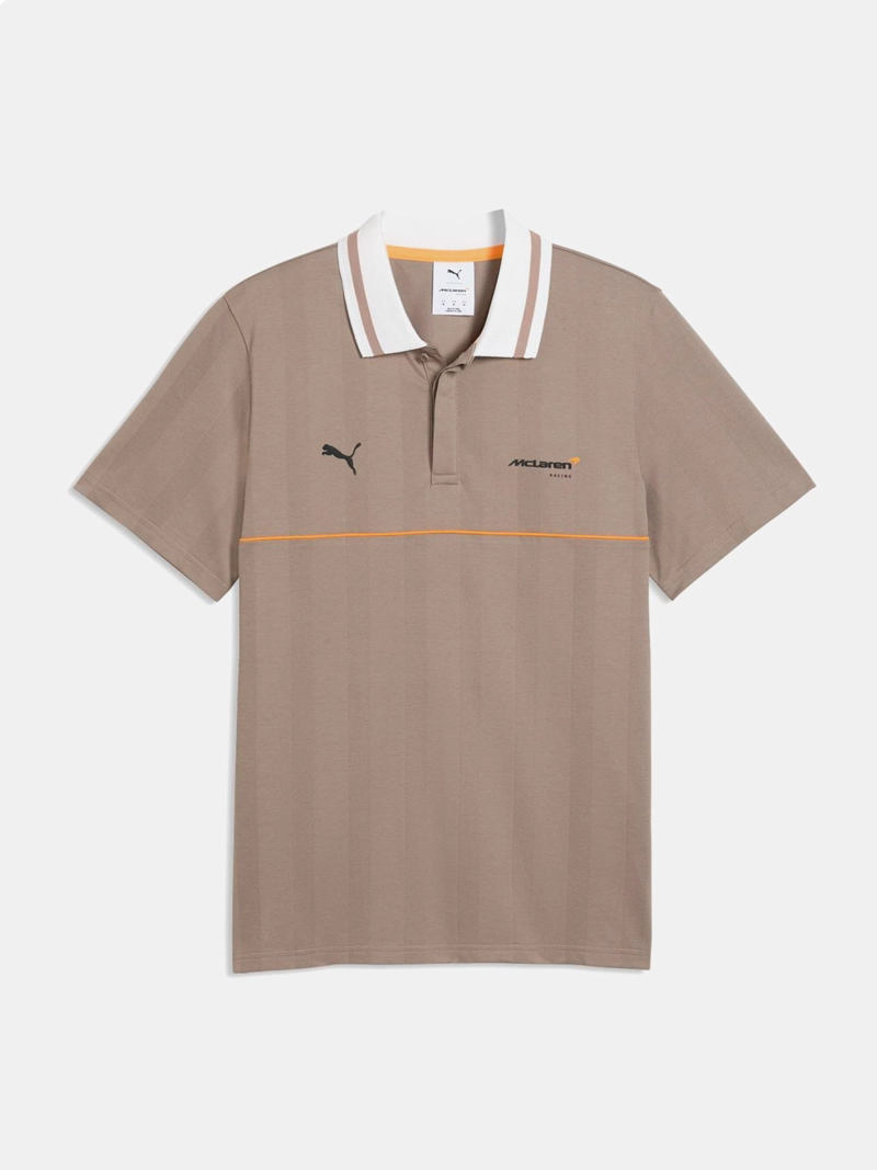 POLERA HOMBRE PUMA MCLAREN RACING BEIGE - 4