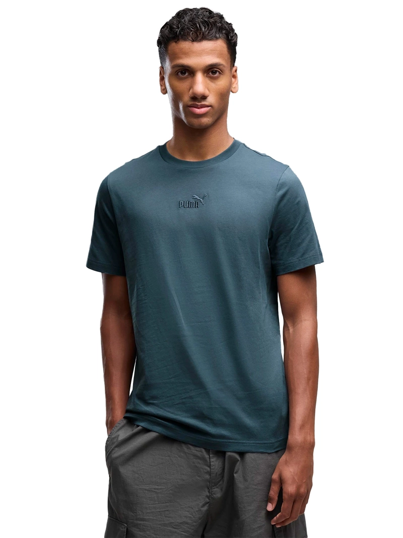 POLERA HOMBRE PUMA ESSENTIALS NO.1 AZUL