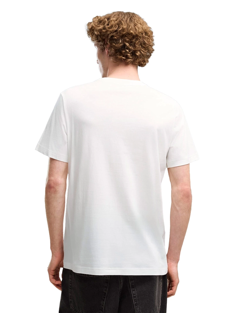 POLERA HOMBRE PUMA GRAPHICS CYBER ALGODÓN BLANCO - 2