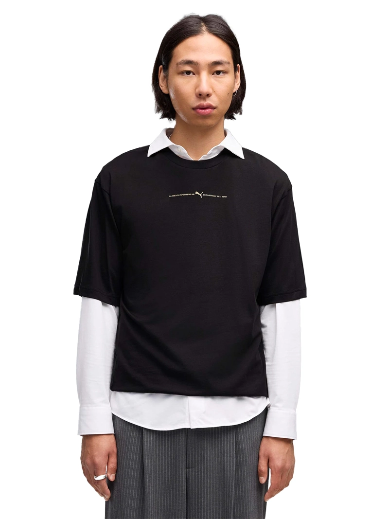 POLERA HOMBRE PUMA BOXY FOIL NEGRO