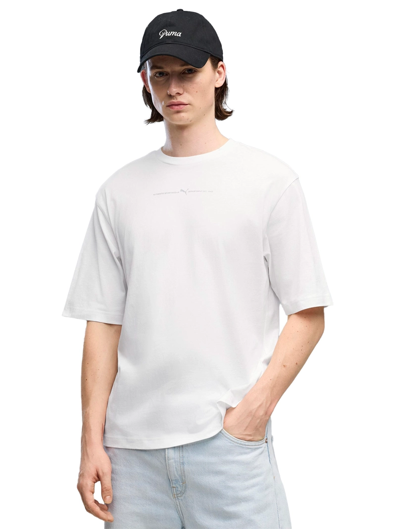 POLERA HOMBRE PUMA BOXY FOIL BLANCO