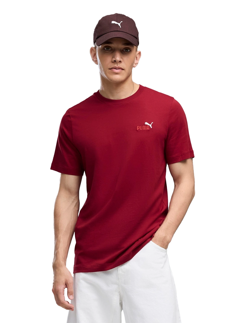 POLERA HOMBRE PUMA ESSENTIALS NO. 1 LOGO ROJO - 1