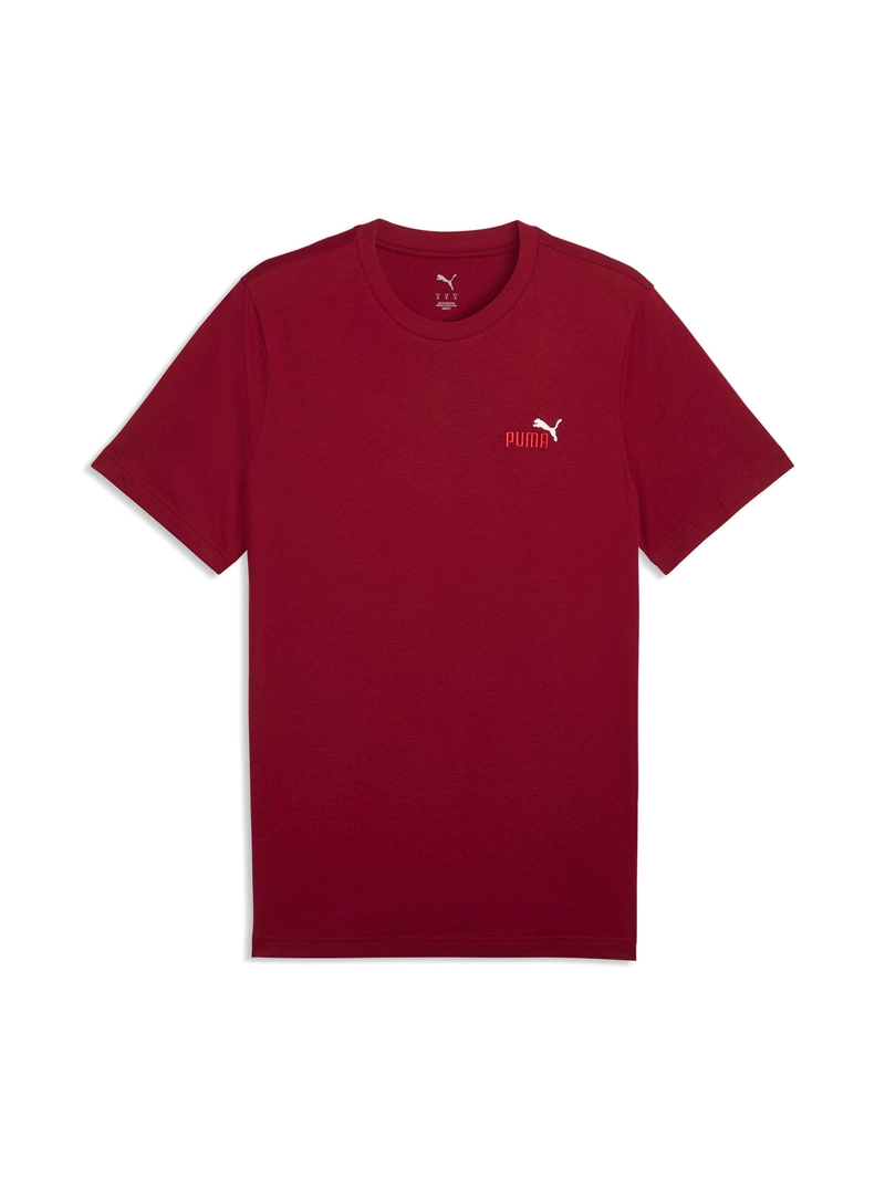POLERA HOMBRE PUMA ESSENTIALS NO. 1 LOGO ROJO - 4