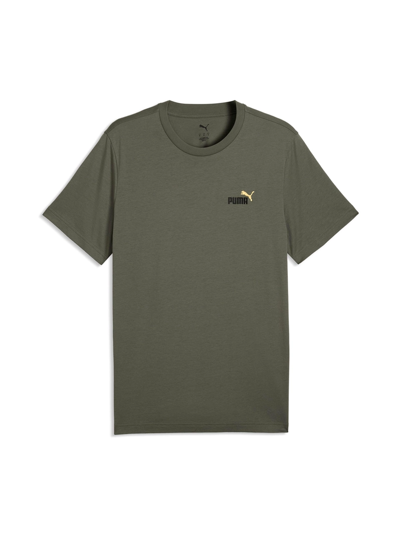 POLERA HOMBRE PUMA ESSENTIALS NO. 1 LOGO MILITAR - 4