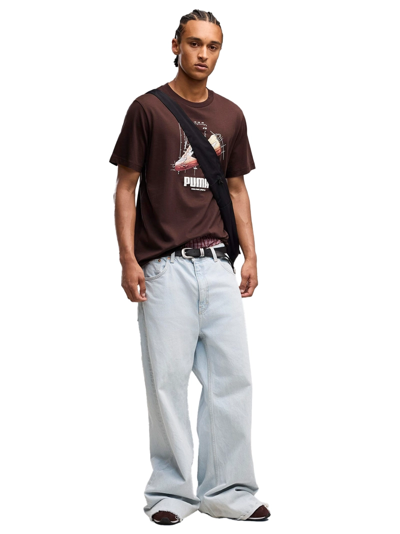 POLERA HOMBRE PUMA GRAPH SNEAKER CAFÉ - 3