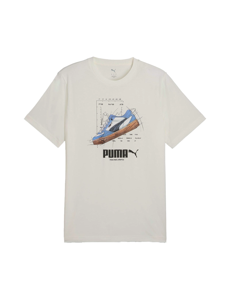POLERA HOMBRE PUMA GRAPH SNEAKER BLANCO - 4