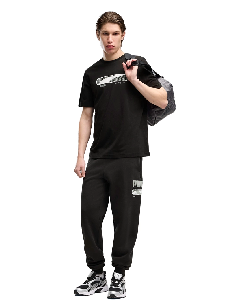 POLERA HOMBRE PUMA LOGO PLAY NEGRO - 3