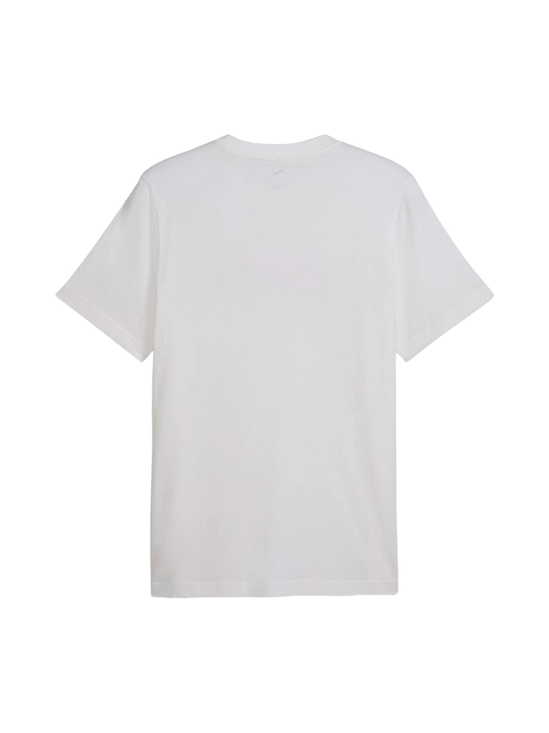 POLERA HOMBRE PUMA LOGO PLAY BLANCO - 5