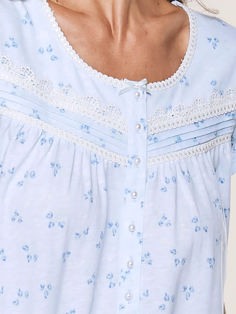 CAMISA MUJER LADY GENNY ALGODÓN ESTAMPADA - 4