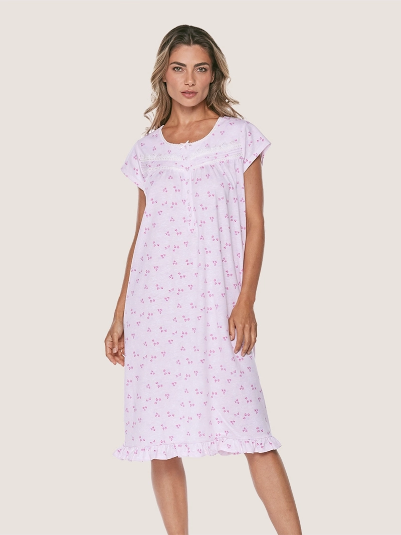 CAMISA MUJER LADY GENNY ALGODÓN ESTAMPADA - 2