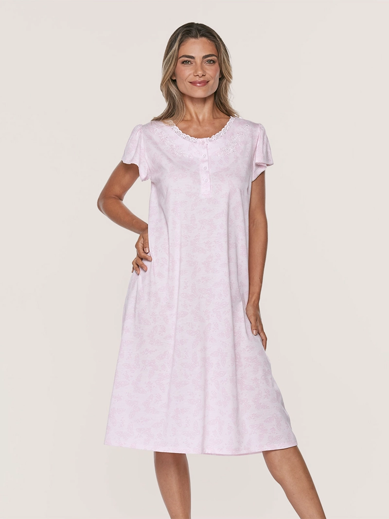 CAMISÓN MUJER LADY GENNY MANGA CORTA - 1