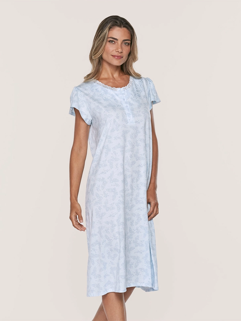 CAMISÓN MUJER LADY GENNY MANGA CORTA - 1