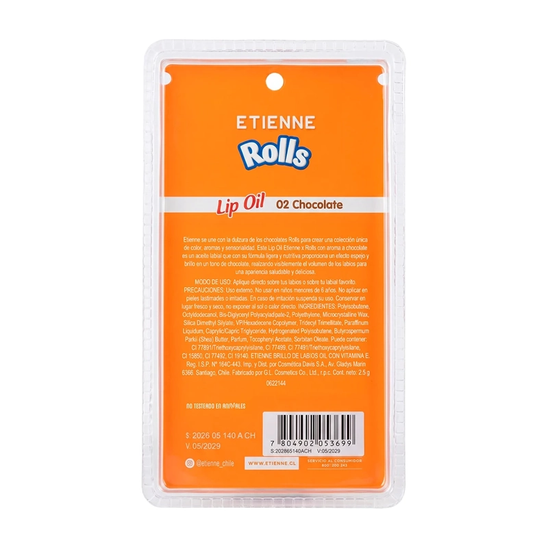 LIP OIL ETIENNE X ROLLS CHOCOLATE 2,5GR - 3