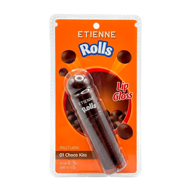 BRILLO LABIAL ETIENNE X ROLLS CHOCO KISS 5GR - 2