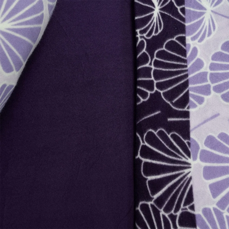 JUEGO DE SÁBANAS DORAL NEBULA POLAR ESTAMPADO 1.5 PLAZAS MORADO  - 3