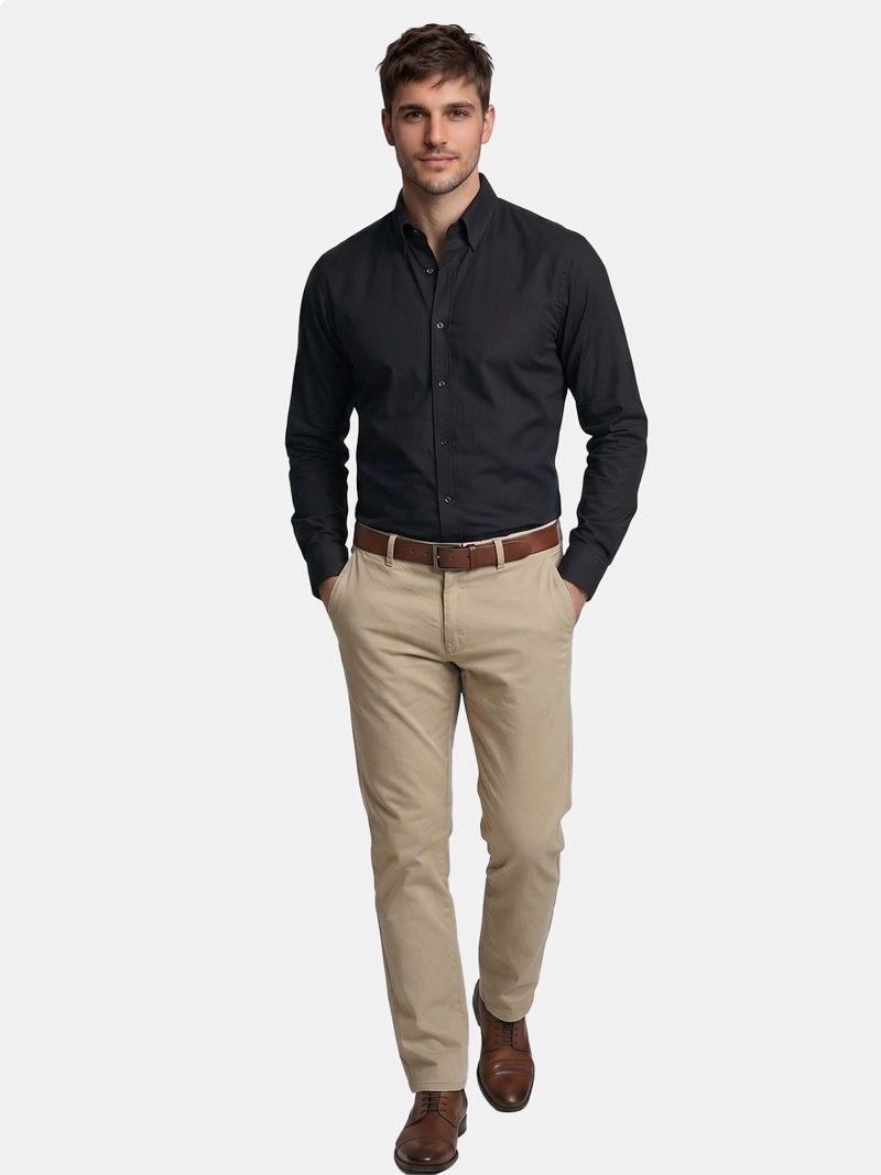 CAMISA HOMBRE FEROUCH ALGODÓN MANGA LARGA DUBLIN - 4