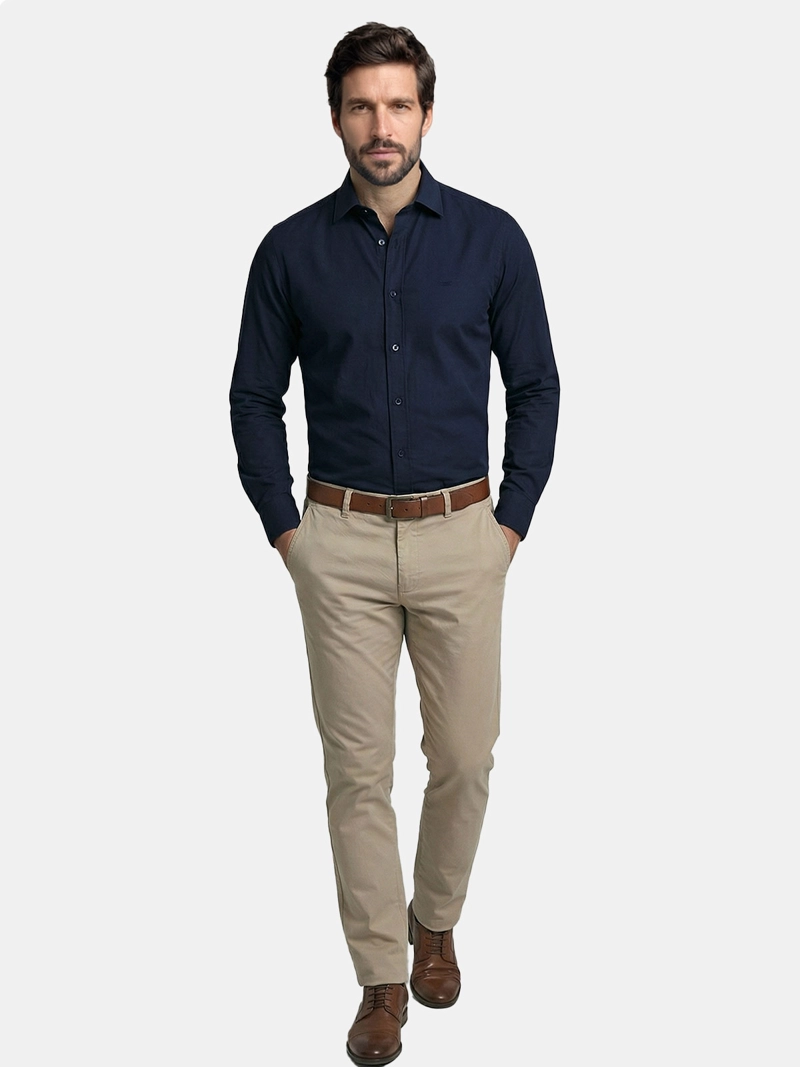 CAMISA HOMBRE FEROUCH ALGODÓN MANGA LARGA DUBLIN - 4