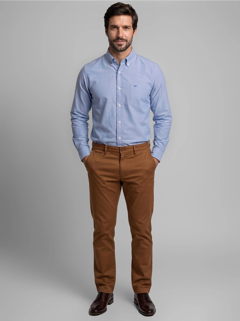 PANTALON HOMBRE FEROUCH SLIM ALGODÓN CHICAGO