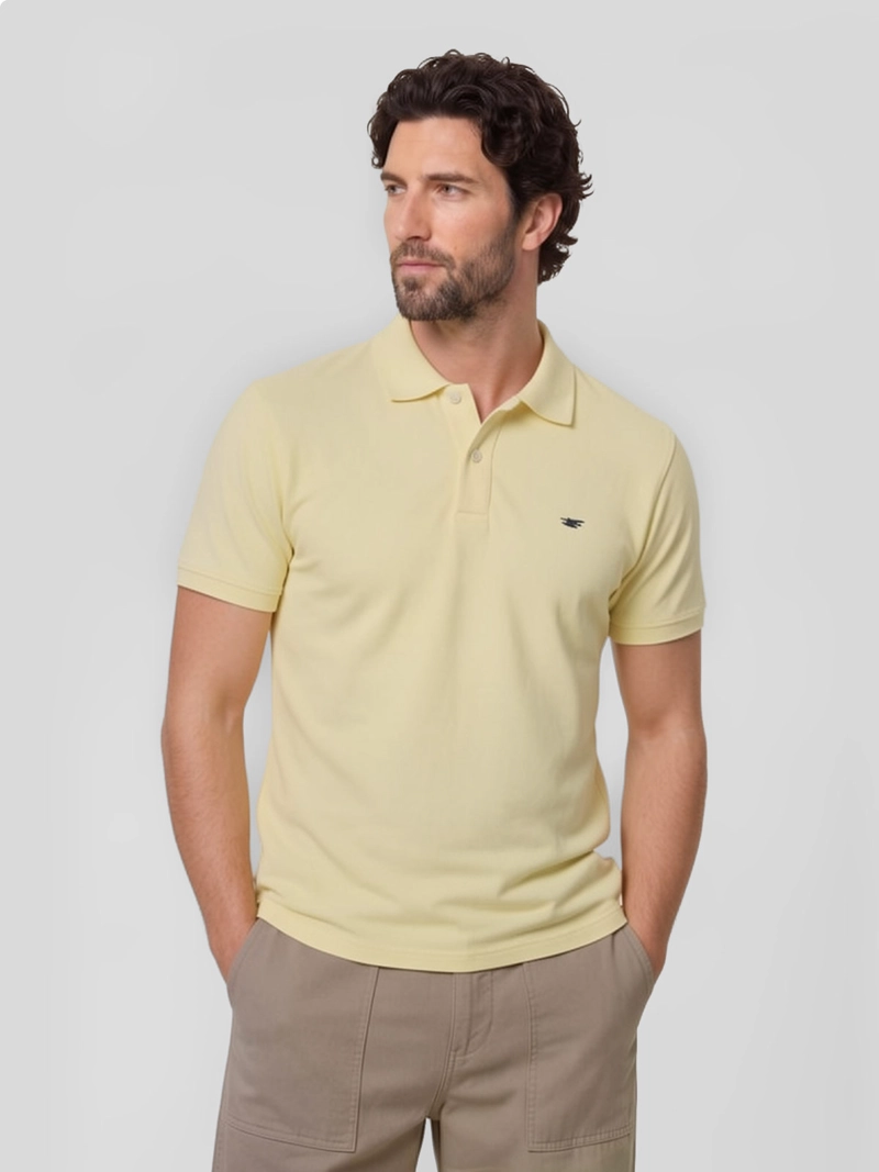 POLERA HOMBRE FEROUCH ALGODÓN CUELLO PIQUE