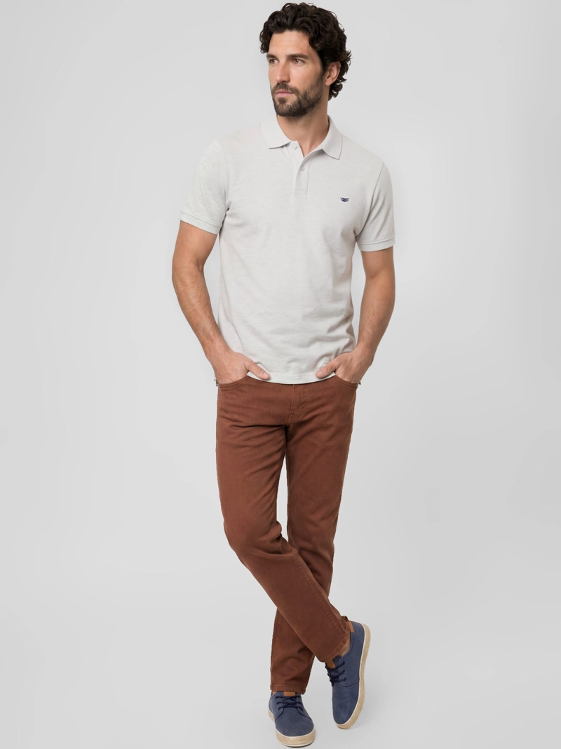 POLERA HOMBRE FEROUCH ALGODÓN CUELLO PIQUE - 4