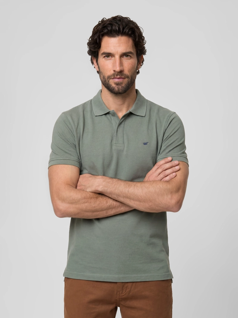 POLERA HOMBRE FEROUCH ALGODÓN CUELLO PIQUE - 1