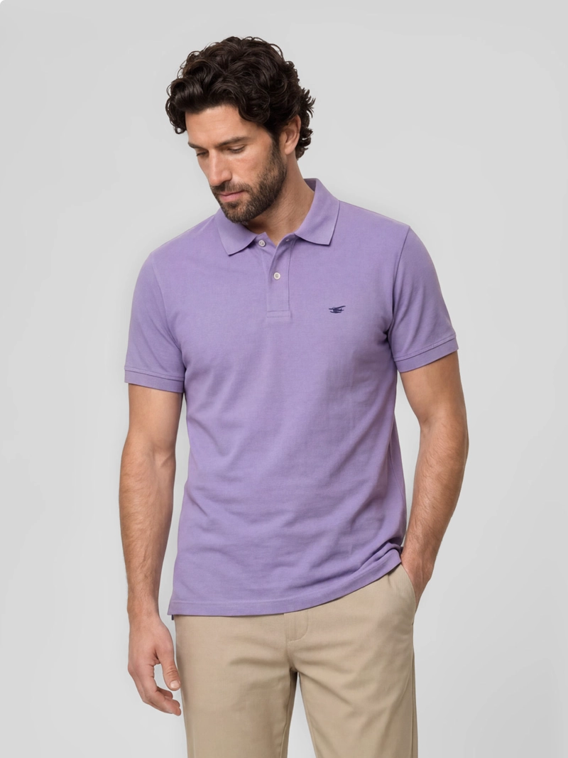 POLERA HOMBRE FEROUCH ALGODÓN CUELLO PIQUE