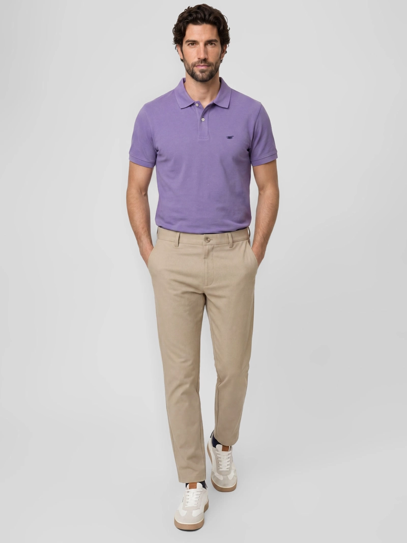 POLERA HOMBRE FEROUCH ALGODÓN CUELLO PIQUE - 4