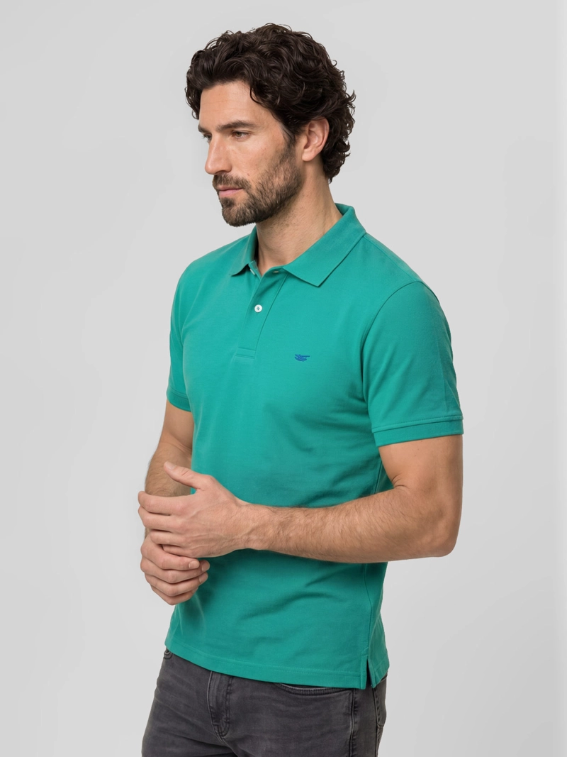 POLERA HOMBRE FEROUCH ALGODÓN CUELLO PIQUE - 1
