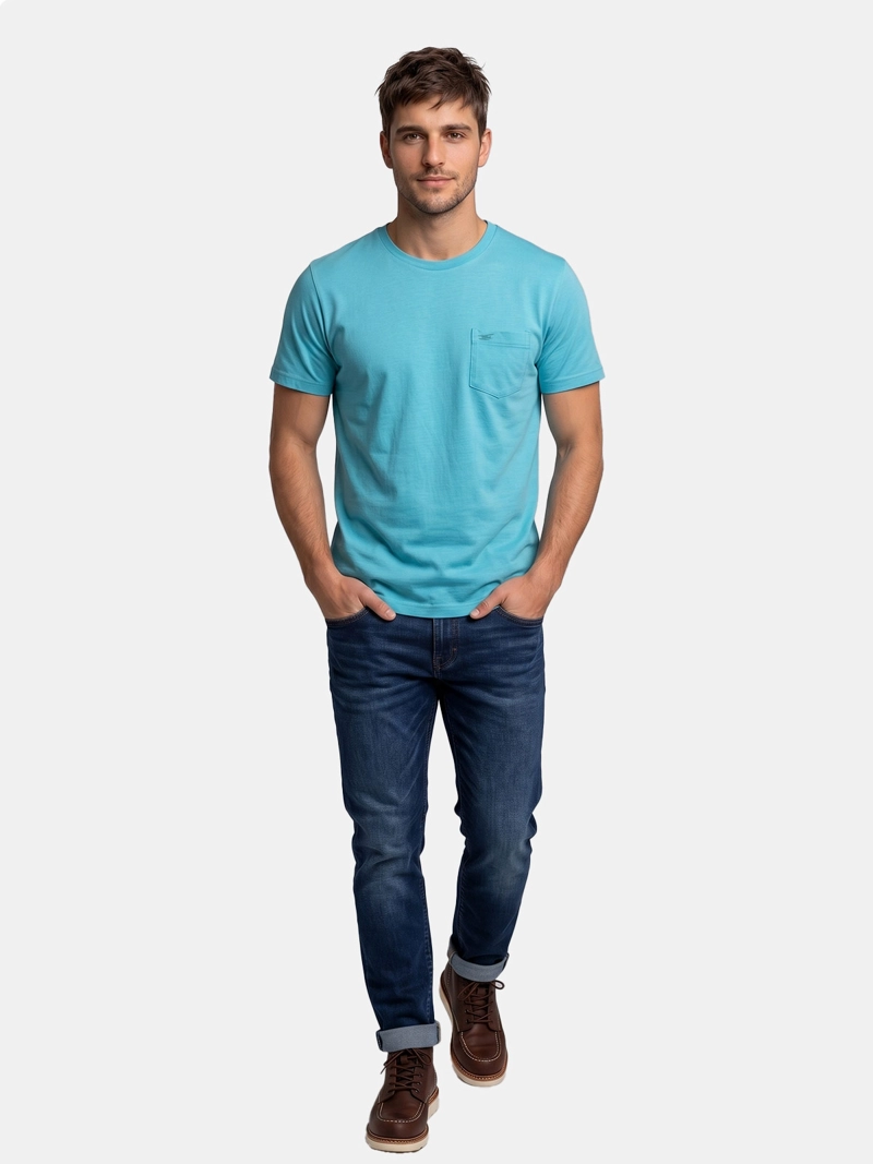 POLERA HOMBRE FEROUCH ALGODÓN MANGA CORTA - 4