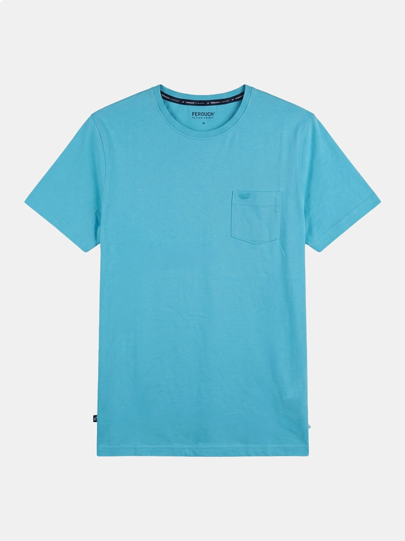 POLERA HOMBRE FEROUCH ALGODÓN MANGA CORTA - 5