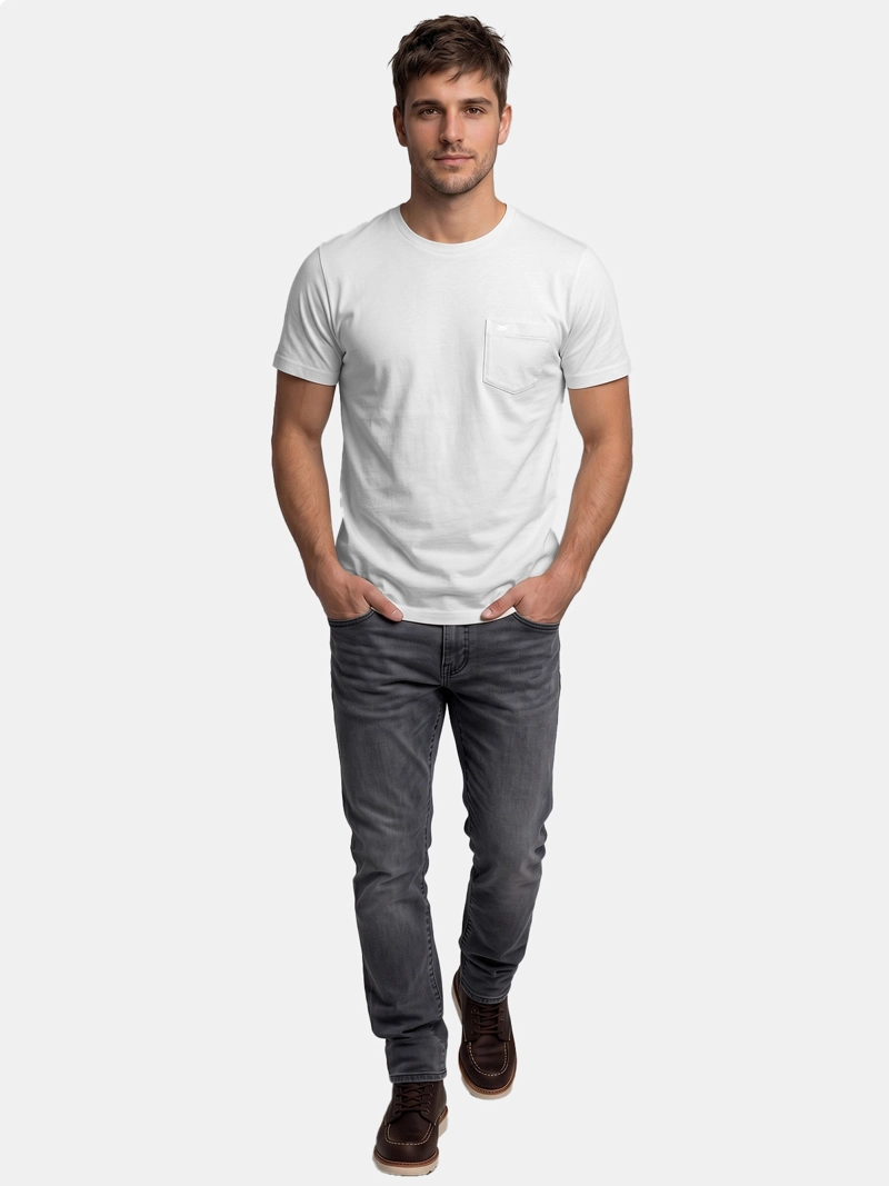POLERA HOMBRE FEROUCH ALGODÓN MANGA CORTA - 4