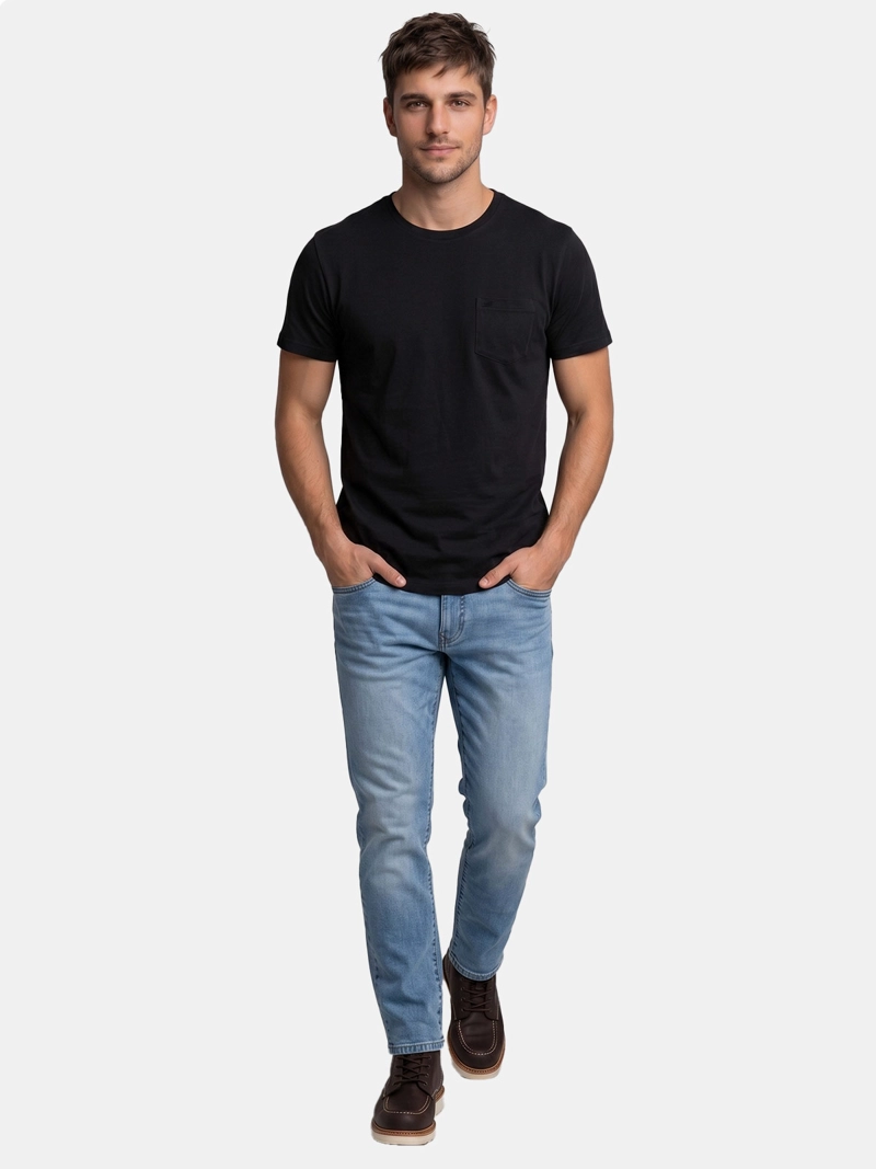 POLERA HOMBRE FEROUCH ALGODÓN MANGA CORTA - 4