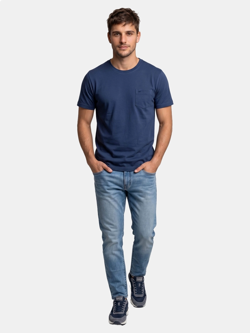 POLERA HOMBRE FEROUCH ALGODÓN MANGA CORTA - 4